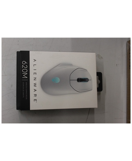 SALE OUT.  Dell | Gaming Mouse | AW620M | Wired/Wireless | Alienware Wireless Gaming Mouse | Lunar Light | USED AS DEMO, SCRATCH