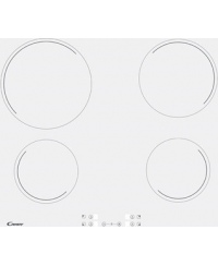 Candy | CH64CCW | Hob | Vitroceramic | Number of burners/cooking zones 4 | Touch | White