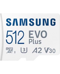 Samsung | microSD Card | EVO Plus | 512 GB | microSDXC | Flash memory class 10