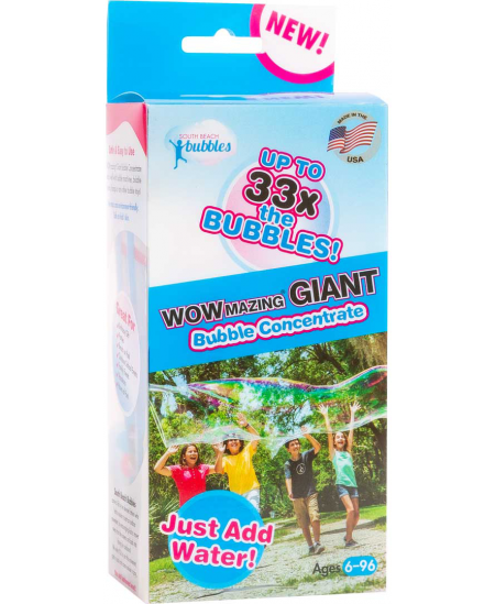 Koncentratas 3 L muilo burbulų skysčiui gaminti maišeliuose SOUTH BEACH BUBBLES, 3 vnt.