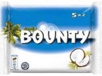 Pieninis šokoladinis batonėlis BOUNTY su švelniu kokosų įdaru, 5 x ( 2 x 28,5 g )