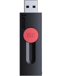 Lexar | Flash Drive | JumpDrive D300 | 128 GB | USB 3.2 Gen 1 | Black/Red