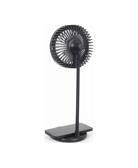 Gembird | TA-WPC10-LEDFAN-01 Desktop Fan With Lamp And Wireless Charger | N/A | Phone or tablet with built-in Qi wireless chargi