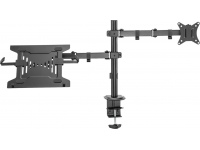 Digitus | Desk Mount | DA-90436 | Tilt, swivel, height adjustment, rotate | Maximum weight (capacity) 9 kg | Black