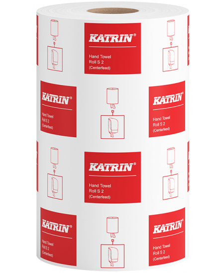 Popieriniai rankšluosčiai ritinyje KATRIN Plus, S 2, 97494, 60 m, 1 rit.