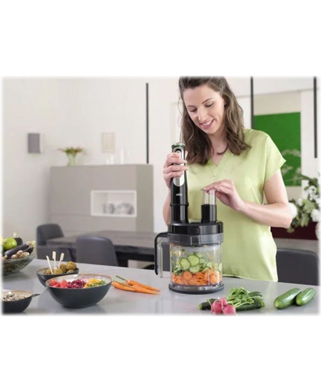 Hand Blender | MultiQuick 9 MQ9187XLI | Hand Blender | 1200 W | Number of speeds 3 | Black/Stainless Steel