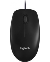 Logitech | Mouse | M100 | Optical | Optical mouse | Wired | Black