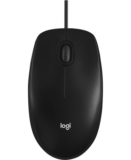Logitech | Mouse | M100 | Optical | Optical mouse | Wired | Black