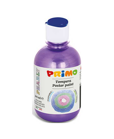 Guašas PRIMO, perlamutrinės violetinės spalvos, 300 ml