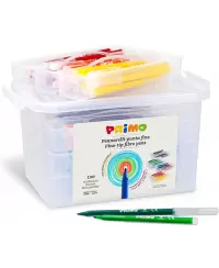 Flomasteriai PRIMO mokyklinėje dėžutėje, 120 vnt. x 12 spalvų