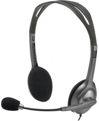 Logitech | Stereo headset | H111 | On-Ear Built-in microphone | 3.5 mm | Grey