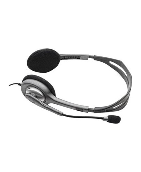 Logitech | Stereo headset | H111 | On-Ear Built-in microphone | 3.5 mm | Grey