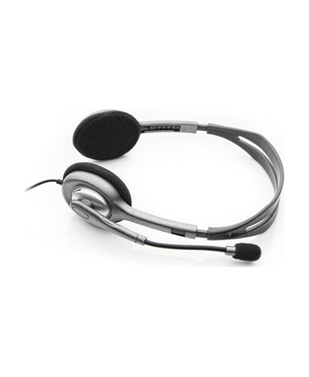 Logitech | Stereo headset | H111 | On-Ear Built-in microphone | 3.5 mm | Grey