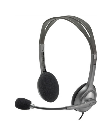 Logitech | Stereo headset | H111 | On-Ear Built-in microphone | 3.5 mm | Grey