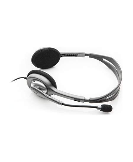 Logitech | Stereo headset | H111 | On-Ear Built-in microphone | 3.5 mm | Grey