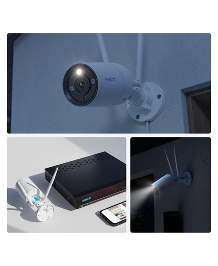 Reolink | 4K WiFi 6 Surveillance Camera | W330 | Bullet | 8 MP | 4mm/F1.6 | IP67 | H.265 | Micro SD, Max. 256 GB