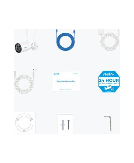 Reolink | 4K WiFi 6 Surveillance Camera | W330 | Bullet | 8 MP | 4mm/F1.6 | IP67 | H.265 | Micro SD, Max. 256 GB