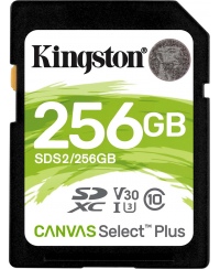 Kingston Canvas Select Plus - flash memory card - 256 GB - SDXC UHS-I | Kingston