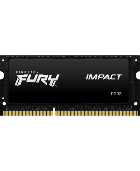 Kingston Fury Impact 8 GB, DDR3L, 1866 MHz, Notebook, Registered No, ECC No