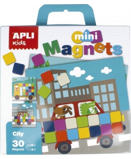 Magnetinis kūrybinis rinkinys APLI KIDS „Miestas“