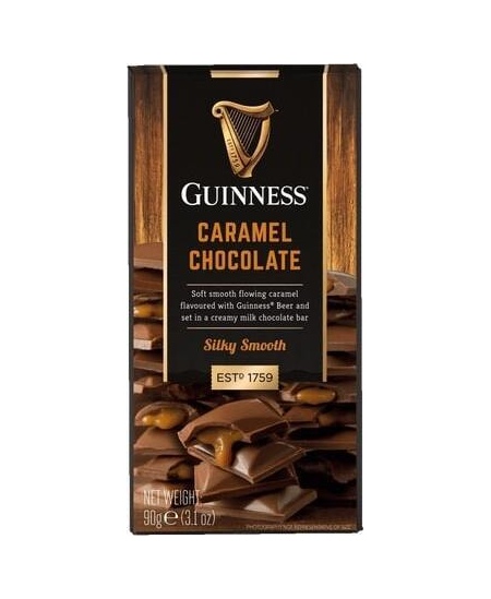 Pieniškas šokoladas GUINNESS, su karamele, 90 g