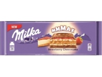 MILKA sūrio pyragas su braškėmis, 300g