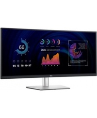Dell | Monitor | P3424WEB | 34 " | IPS | 21:9 | 60 Hz | 5 ms | 3440 x 1440 pixels | 300 cd/m² | HDMI ports quantity 1 | Bl
