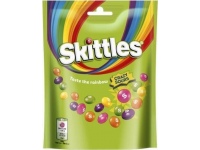 Kramtomieji saldainiai SKITTLES Crazy Sours rūgštūs vaisių skonio traškiame cukraus glajuje, 152 g