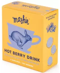 Juodųjų serbentų su pipirmete uogų arbata, MASHIE Original, 4 x 40 ml