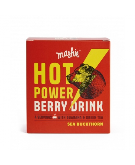 Energinė šaltalankių uogų arbata MASHIE HOT POWER, 4 x 40 ml