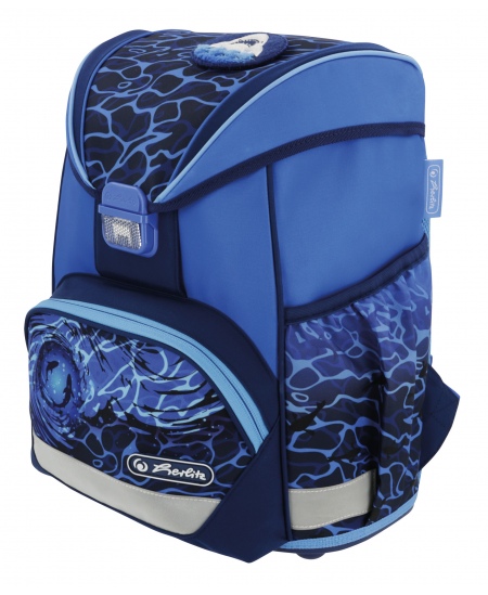 Kuprinė su priedais HERLITZ UltraLight Plus Blue Shark