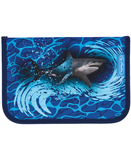 Penalas HERLITZ Blue Shark, vieno skyriaus, užpildytas