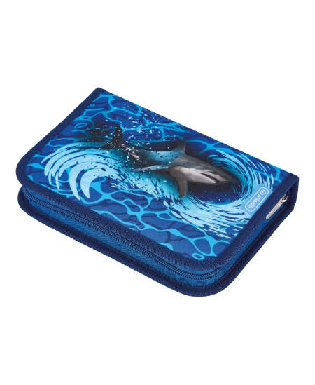 Penalas HERLITZ Blue Shark, vieno skyriaus, užpildytas