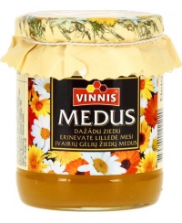 Medus VINNIS, įvairių žiedų, 0,3 kg