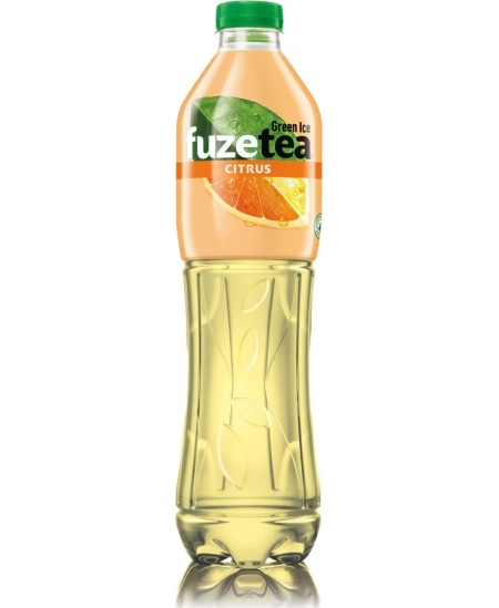 Negazuotas citrusų skonio gėrimas FUZE TEA, su žaliosios arbatos ekstraktu, 1,5l D