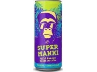 Gazuotas gėrimas SUPER MANKI, energinio gėrimo skonio, 0,33 l, skardinė D
