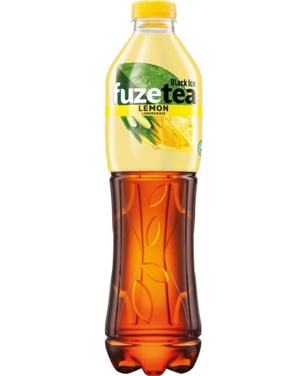 Negazuotas citrinų skonio gėrimas FUZE TEA, su citrinžole ir juodosios arbatos ekstraktu, 1,5l D