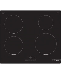 Bosch Hob | PIE611BB5E | Induction | Number of burners/cooking zones 4 | Touch | Timer | Black | Display