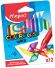 Vaškinės kreidelės MAPED Color Peps, 12 vnt.