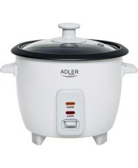 Adler Rice Cooker | AD 6418 | 300 W | 0.6 L | Number of programs 2 | White