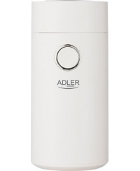 Adler | Coffee grinder | AD4446wg | 150 W | Coffee beans capacity 75 g | Lid safety switch | White