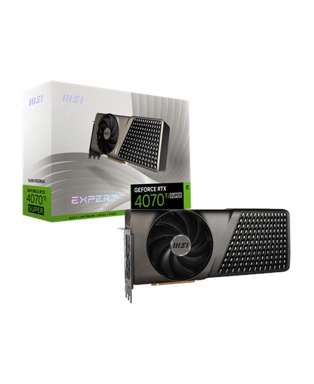MSI GeForce RTX 4070 Ti SUPER 16G EXPERT | NVIDIA | 16 GB | GeForce RTX 4070 Ti SUPER | GDDR6X | HDMI ports quantity 1 | PCI Exp