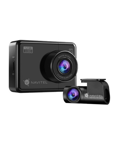 Navitel | R9 DUAL | Wi-Fi | Two-channel Full HD Dashcam | Audio recorder