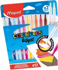 Flomasteriai MAPED Color Peps Oops!, 12 vnt.