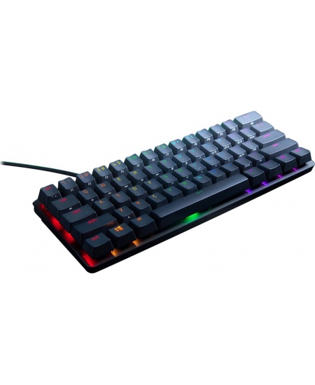 Razer Huntsman Mini  Optical Gaming Keyboard, RGB LED light, US, Black, Wired, Clicky Optical