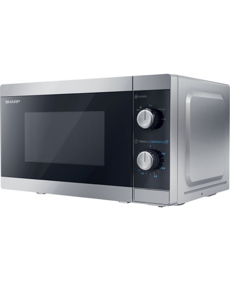 Sharp Microwave Oven  YC-MS01E-S Free standing, 20 L, 800 W, Silver