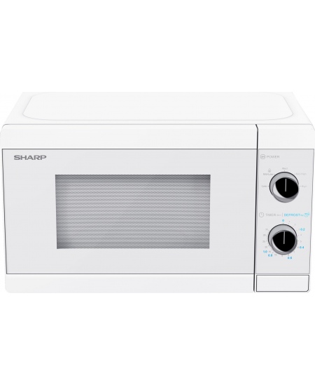 Sharp Microwave Oven  YC-MS01E-C Free standing, 20 L, 800 W,  White