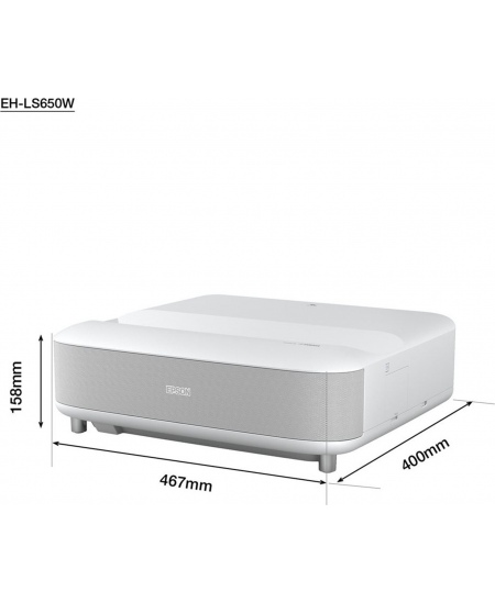 Epson | EH-LS650W | Full HD (1920x1080) | 3600 ANSI lumens | White