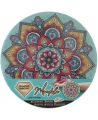 Deimantinė mozaika ant drobės GRAFIX Mandala, žydra, 30 cm