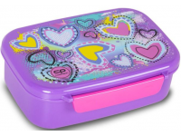 Pietų dėžutė COOLPACK Foodyx Pastel Hearts, su skyreliu